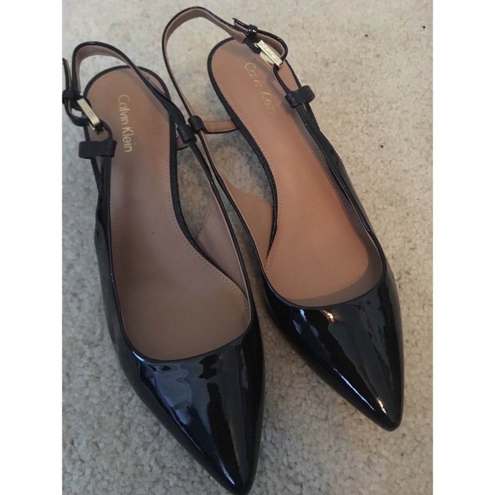 Black Calvin Klein heels